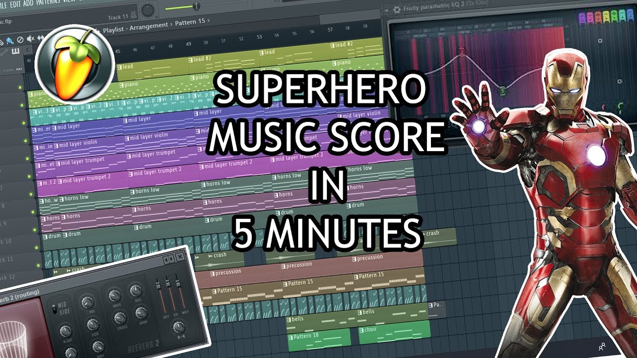 MAKE SUPER HERO MUSIC IN 5 MINUTES [FL STUDIO]