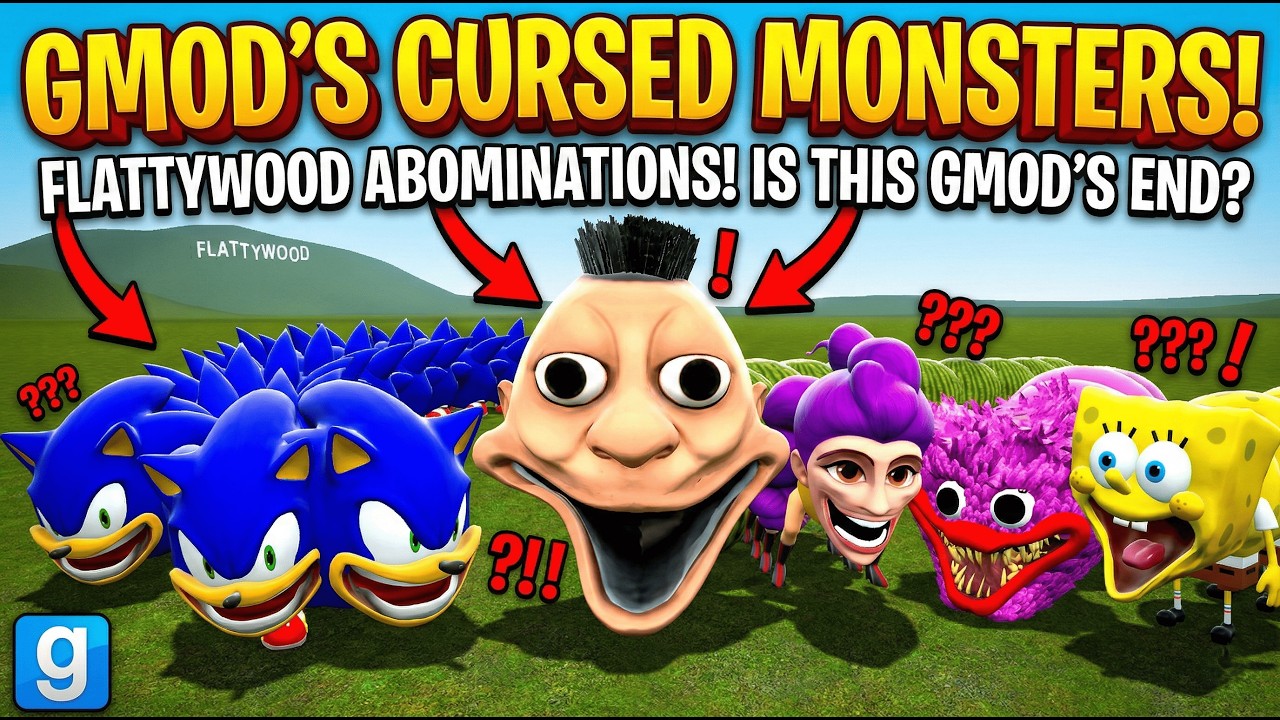I Spawned the MOST CURSED Monsters in GMOD... (NEVER DO THIS)