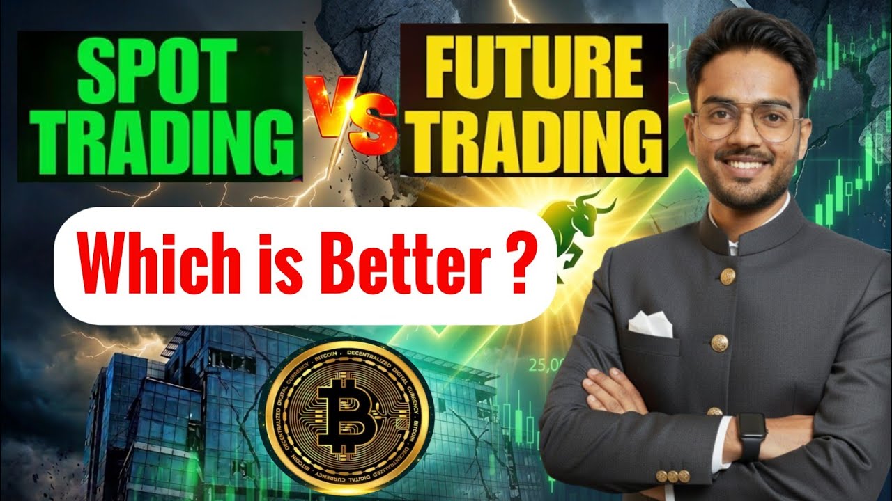 Spot Trading vs Future Trading Mein Kya Fark Hai ? ft. @suncryptoin  Trading Platform