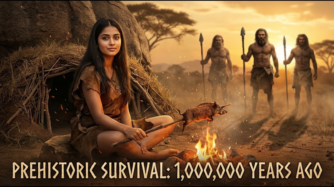 1 Million Years Ago | How a Prehistoric Woman Survived the African Sun & Hunters