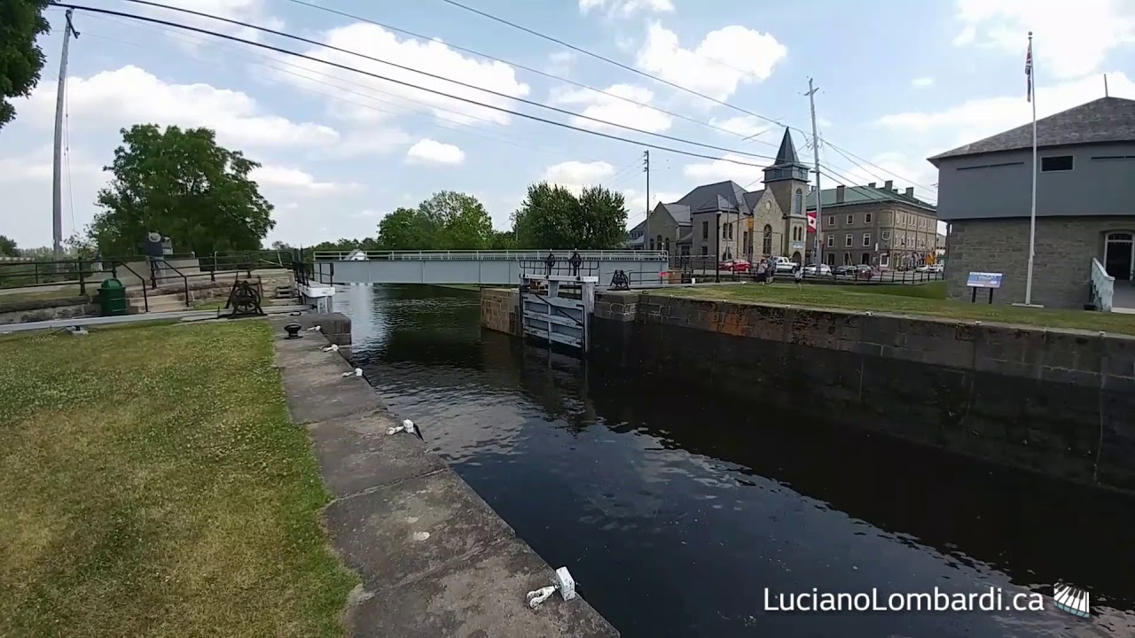 Merrickville swing bridge time-lapse
