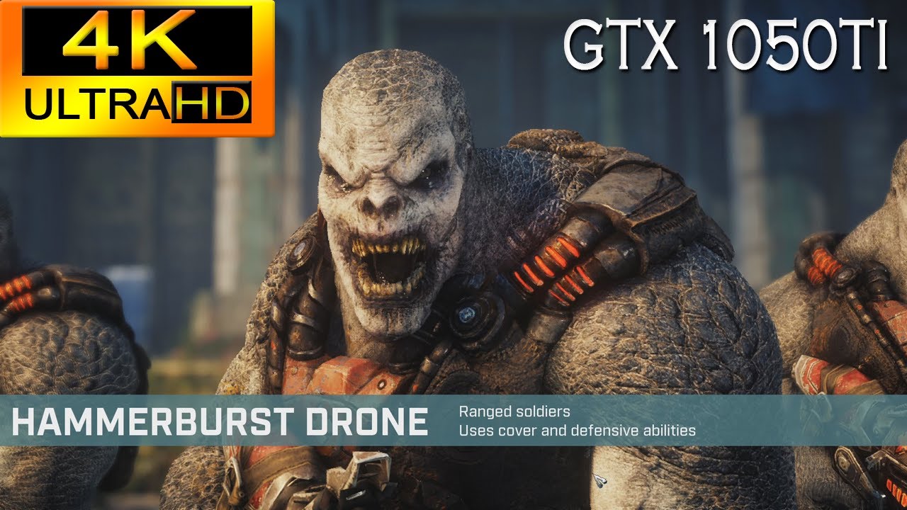 GEARS TACTICS Gameplay - Ultra Settings | 4K 60FPS | GTX 1050 TI