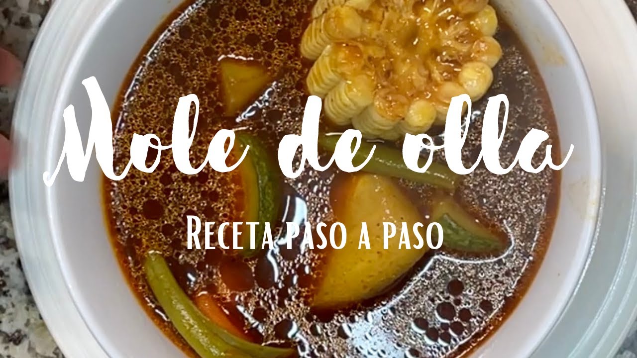 MOLE DE OLLA🥣🥘 RECETA FACIL PASO A PASO.