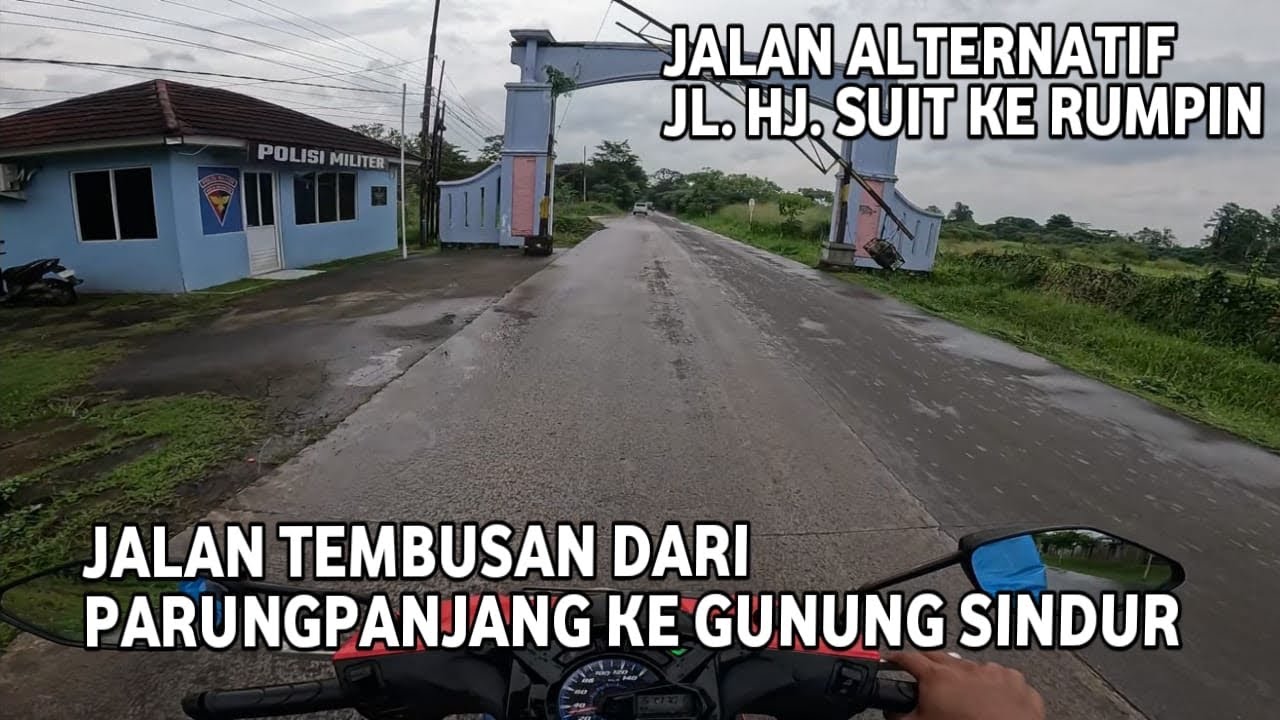 JALAN PINTAS ALTERNATIF TEMBUSAN PARUNGPANJANG MENUJU GUNUNG SINDUR VIA MEKARSARI RUMPIN
