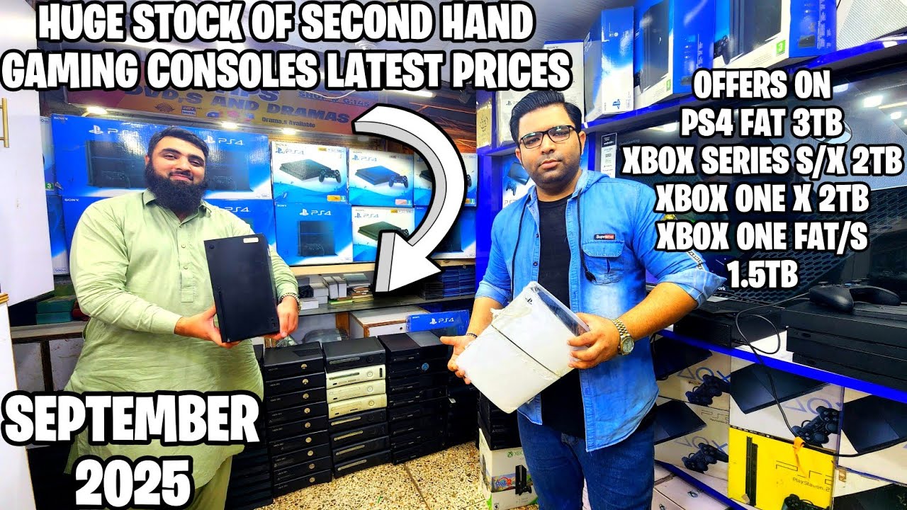 New Used Gaming Consoles,Controllers,4K Gamesticks,Steering Wheels Latest Prices On September 2025..