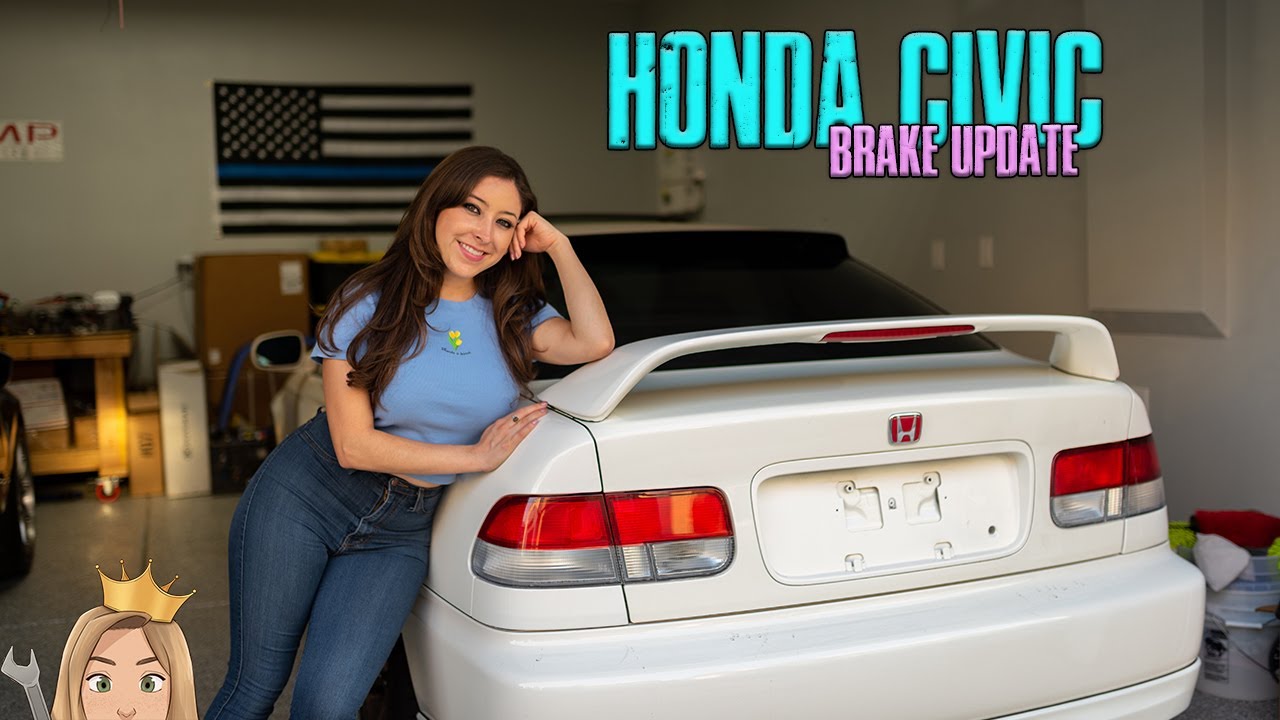 Honda Civic: FIRST DRIVE ON PORSCHE brakes + NEW PARTS