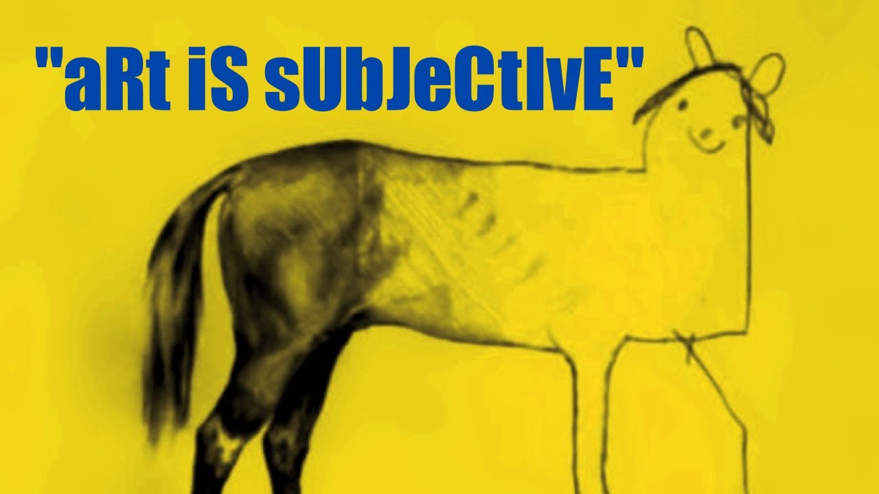 What if Art ISN'T Always Subjective?