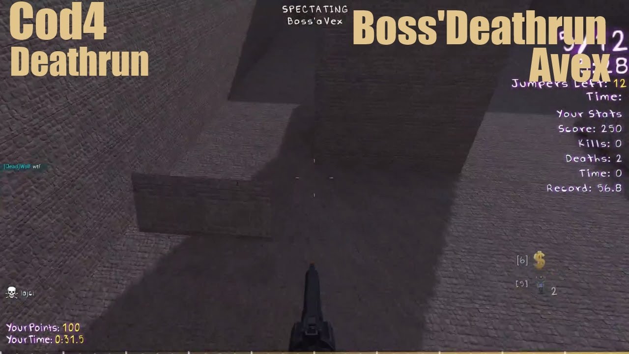 Cod4 Deathrun | Spaceball Secret | Boss'Deathrun