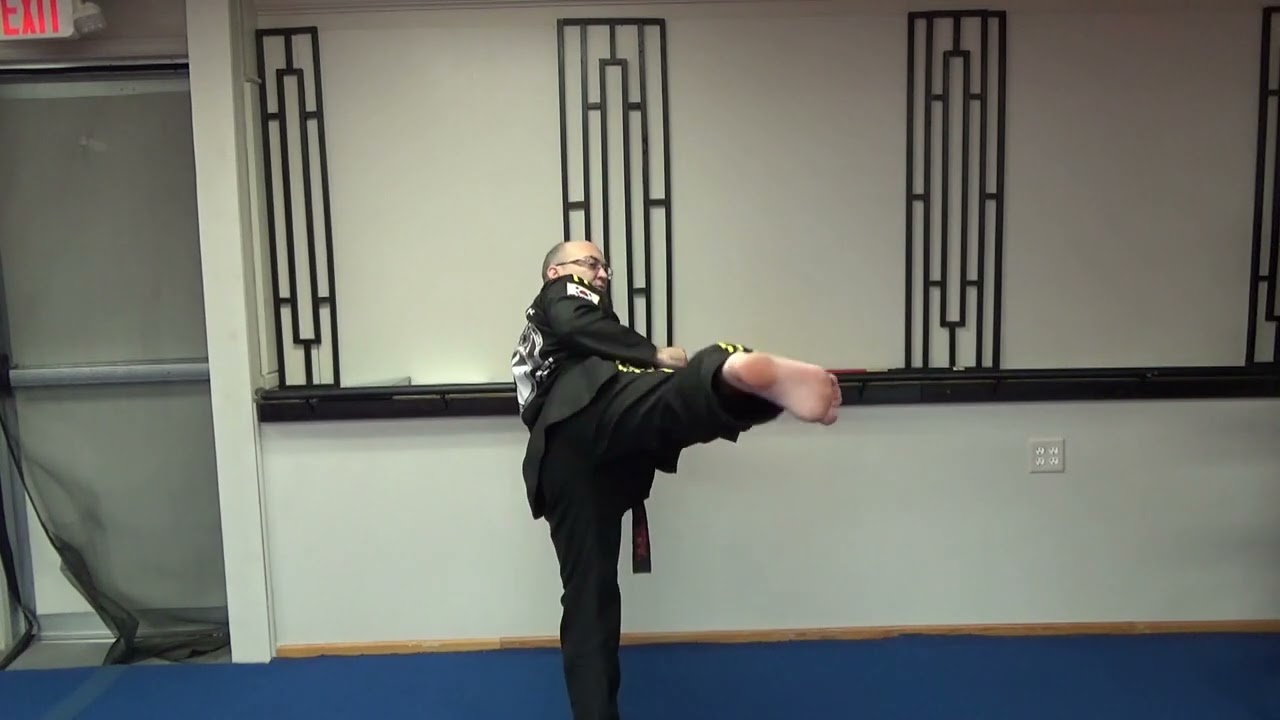 Backspin Hook Kick Taekwondo Tutorial