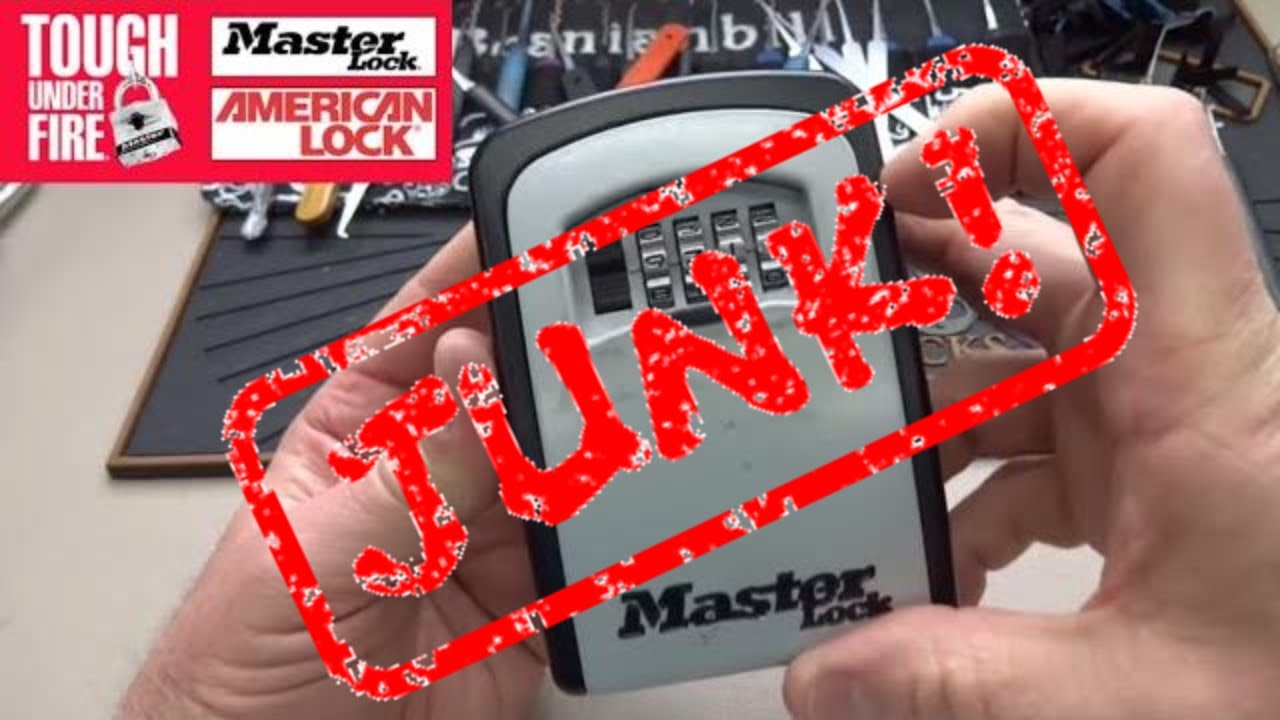 (642) Master Lock Combo Box - EZPZ to Open! (JUNK!)