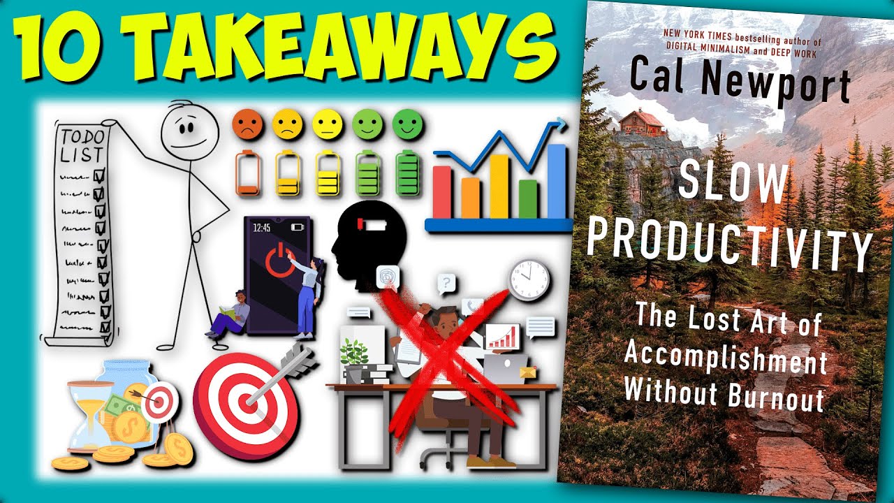 How to Work Less and Achieve More | Slow Productivity Book Summary (10 Takeaways)