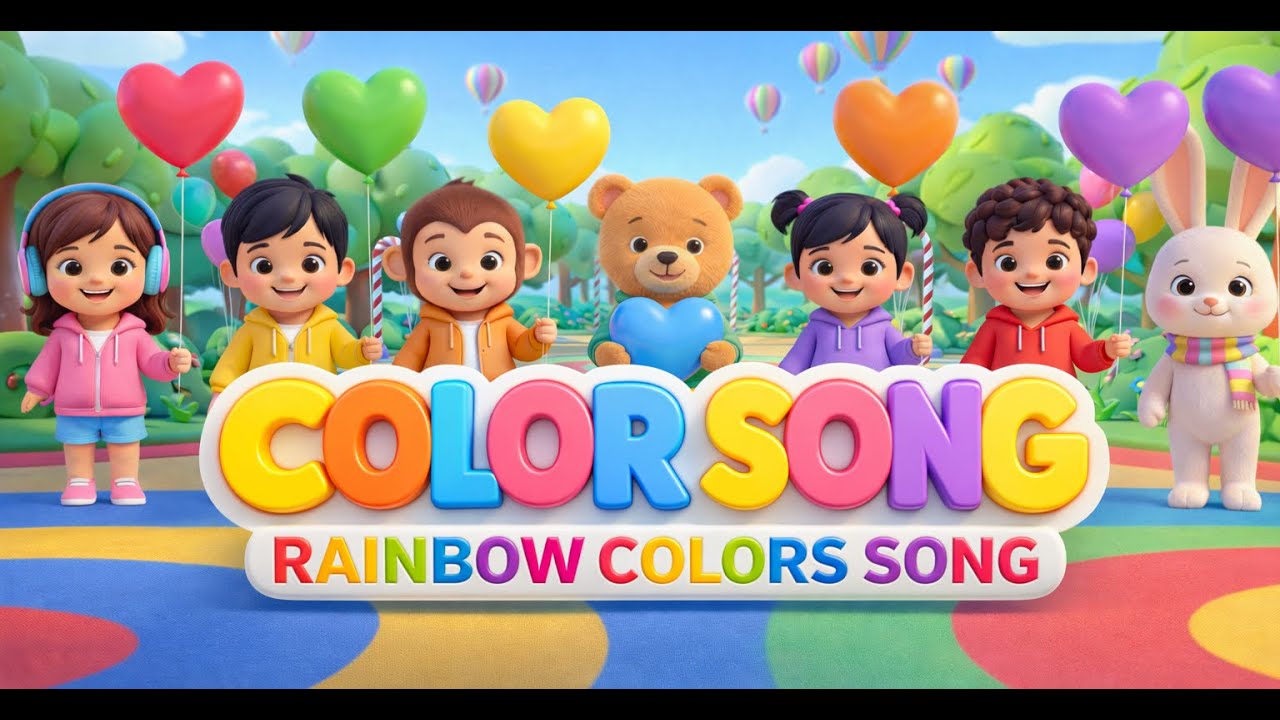 Colors Song 🌈 Rainbow Colors for Kids | Joy Joy Kids