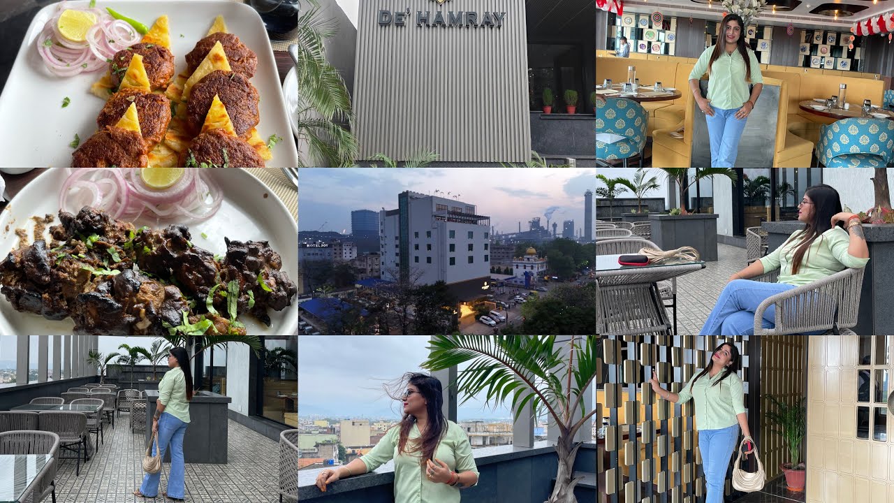 De'Hamray [ Jamshedpur ka itna Shasta rooftop restaurant😱] #jamshedpur #jharkhand 