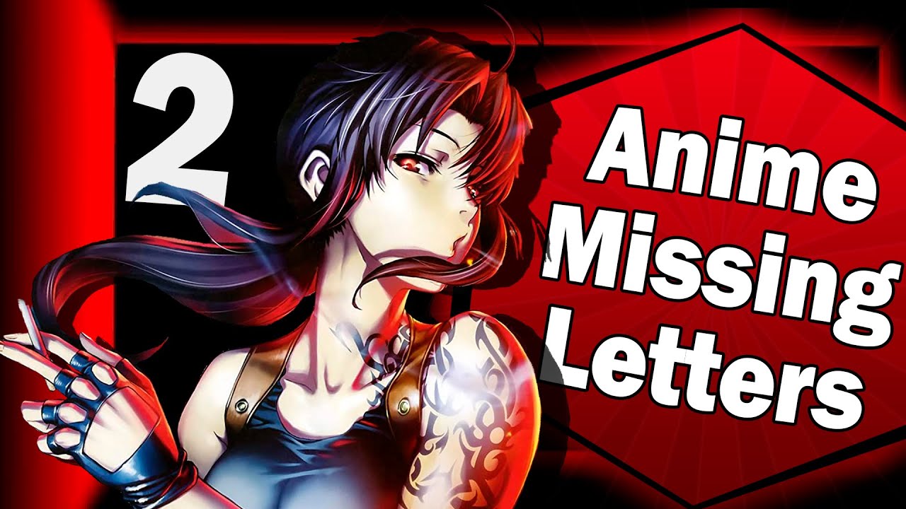 ANIME MISSING LETTERS QUIZ 2 [Easy - Medium - Hard] 30 Puzzle's