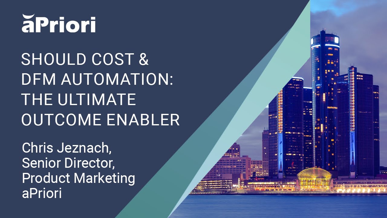 Should Cost & DFM Automation: The Ultimate Outcome Enabler