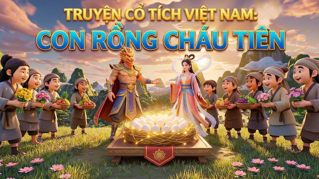 Chuyện Cổ Tích Việt Nam – Con Rồng Cháu Tiên | Truyện Cổ Tích Hay Nhất Cho Bé & Gia Đình