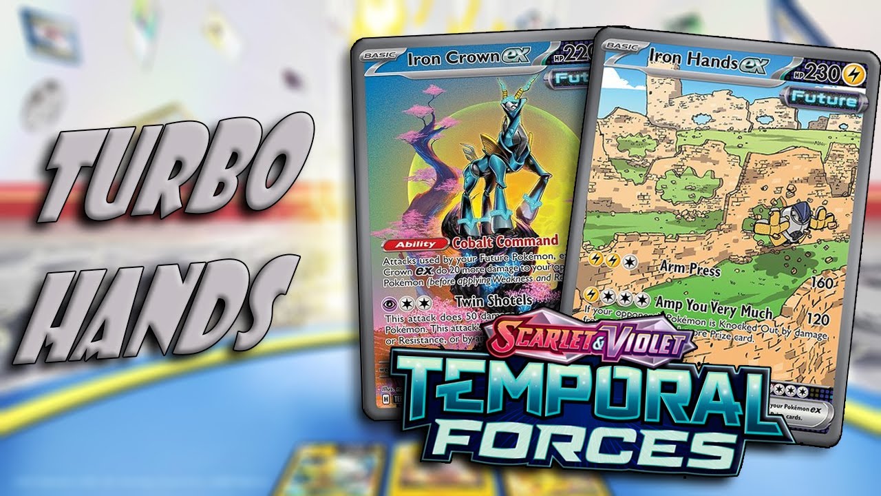 Iron Hands ex paired with Iron Crown ex is *DOMINATING* the Pokemon TCG right now!
