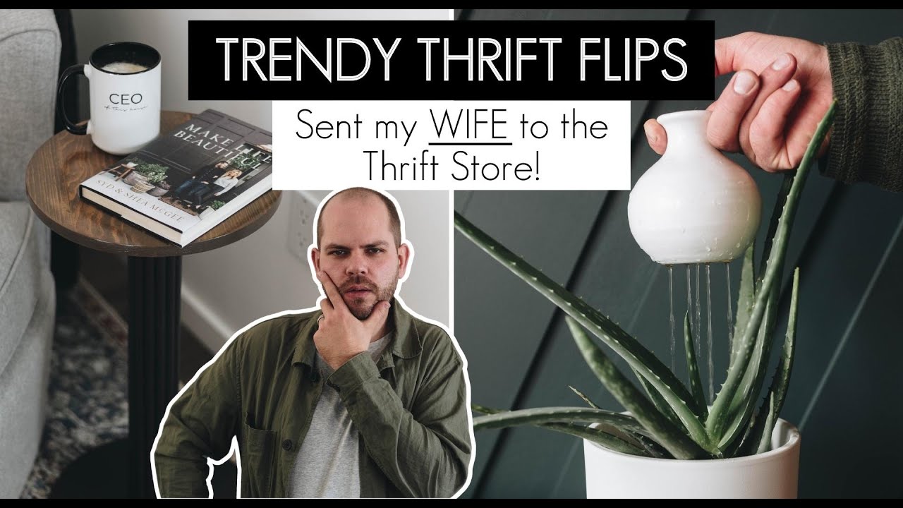 Thrift Flip Home Decor On A Budget | DIY Side Table and Rain Cloud