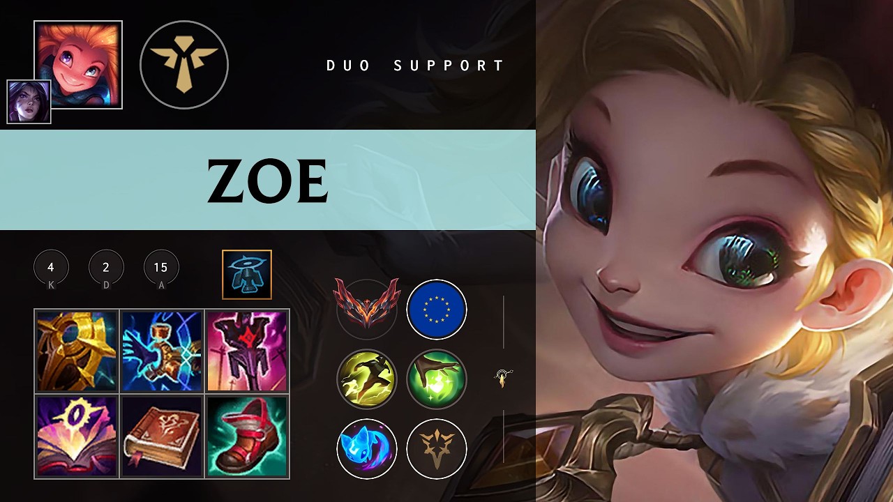 Zoe Support vs Nami - EUW Grandmaster Patch 26.08
