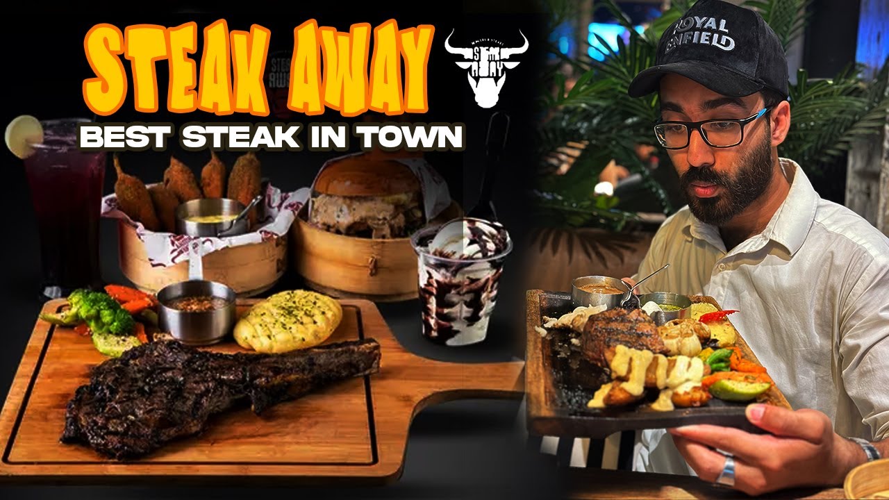 Best steak in Lahore ?  | Food Review | Best Beef Steak | Beef Burger | Azeem Subhani