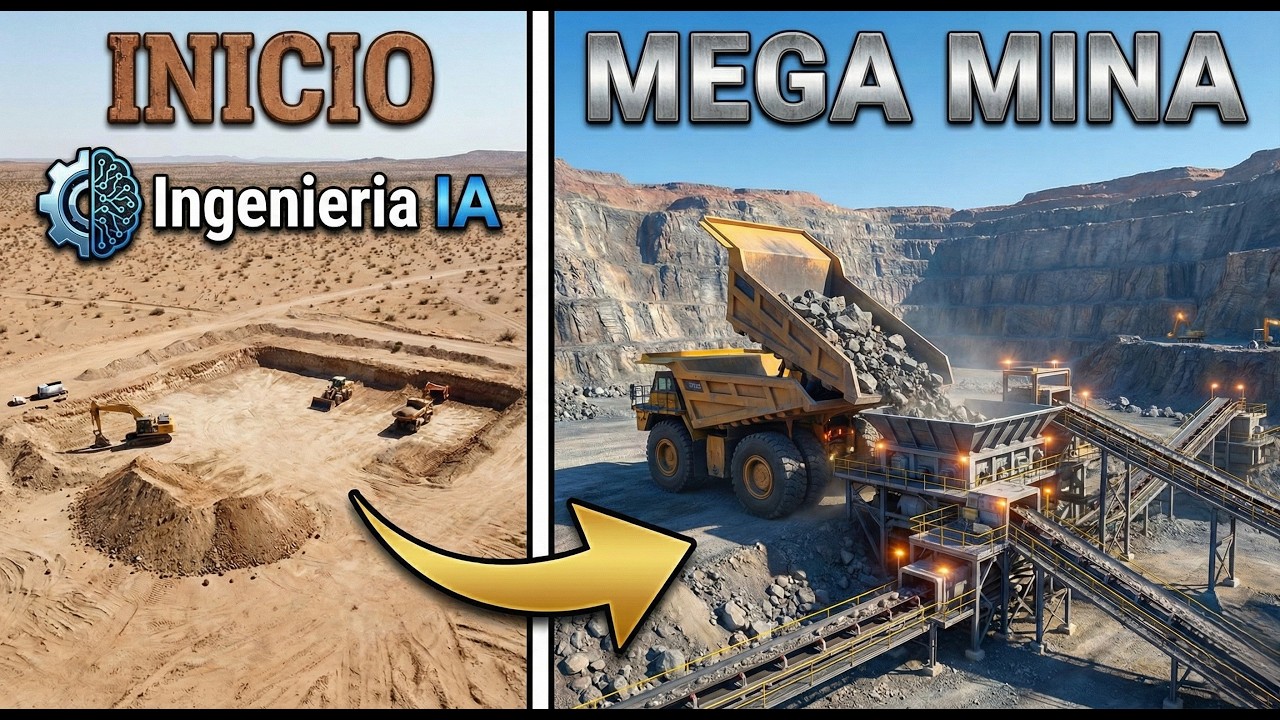 El Nacimiento de una Mina a Cielo Abierto: Instalación del Sistema de Trituración Primaria 🏗️🚛