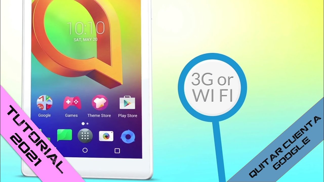 Eliminar  / Remover / Quitar o Saltar Cuenta Google Del Alcatel Tablet A3 (9203a) ¦ 💻GaryPC💻