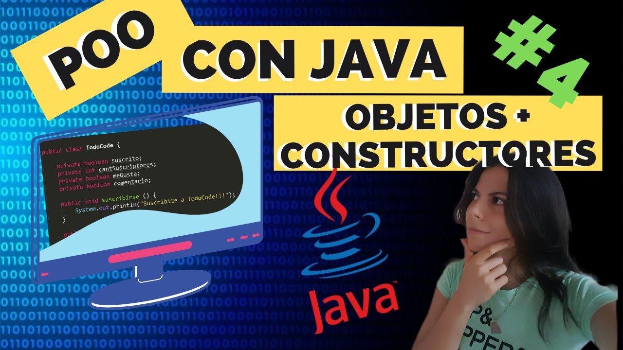 🚀 M&Eacute;TODOS CONSTRUCTORES y OBJETOS en JAVA | 🤔| POO con Java 🖥️ | Explicaci&oacute;n F&Aacute;CIL | #4