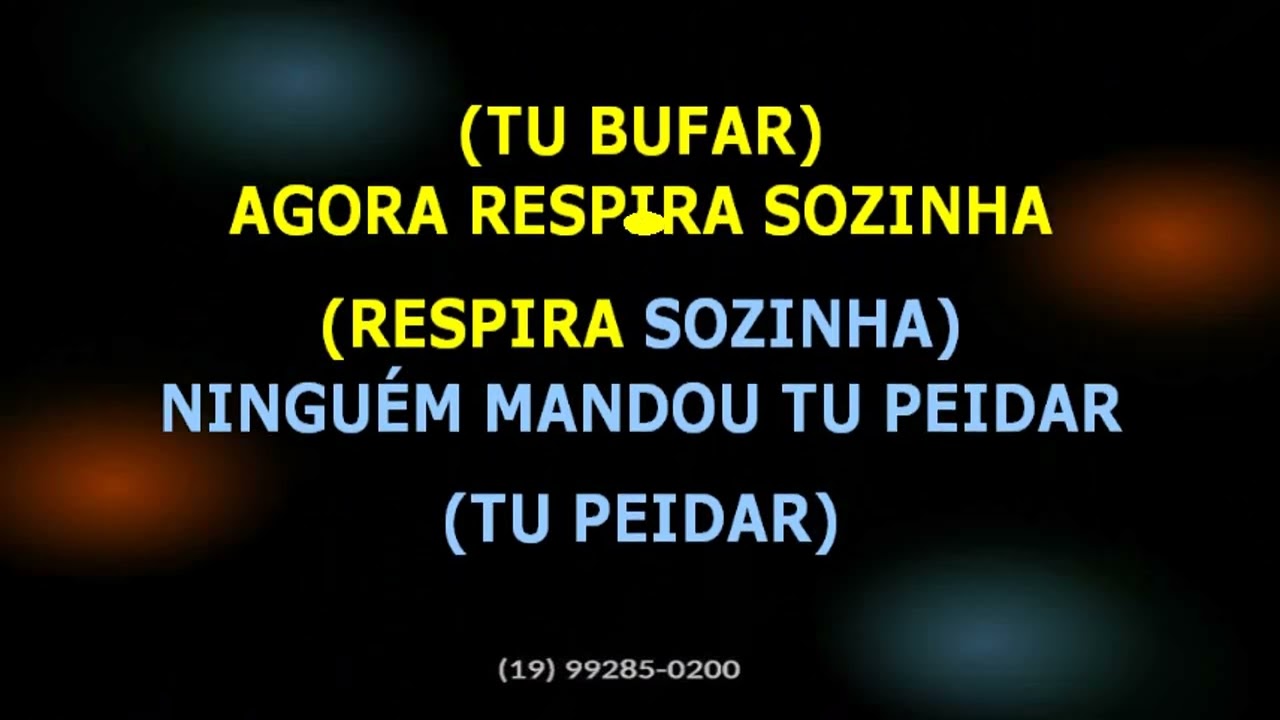 Mamonas Assassinas - N&atilde;o peide aqui, baby (Com back) - Karaok&ecirc;
