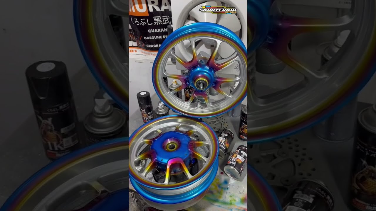 Tri-color sa stock mags ng Giorno. Custom painting gamit ang Samurai Paint