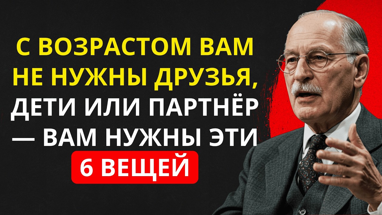 6 ПРИНЦИПОВ Карла Юнга, чтобы СТАРЕТЬ СЧАСТЛИВО и СИЛЬНО - Психология и Философия