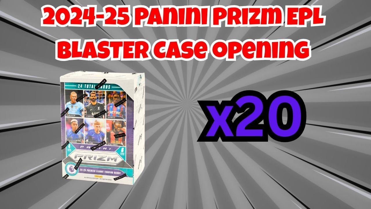 “FULL CASE Opening!  2024-25 Panini Prizm Premier League BLASTER Case – Searching for the Case Hit!”