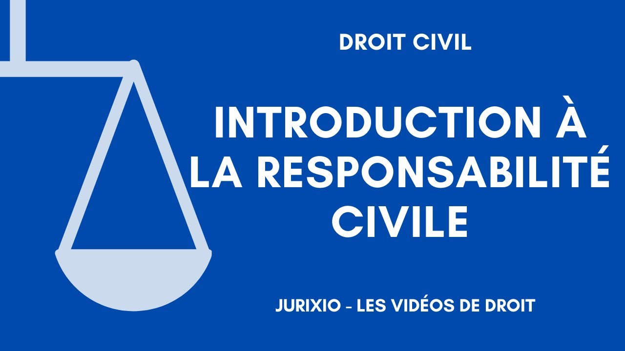Cours de droit de la responsabilité civile (définition, programme, conseils)
