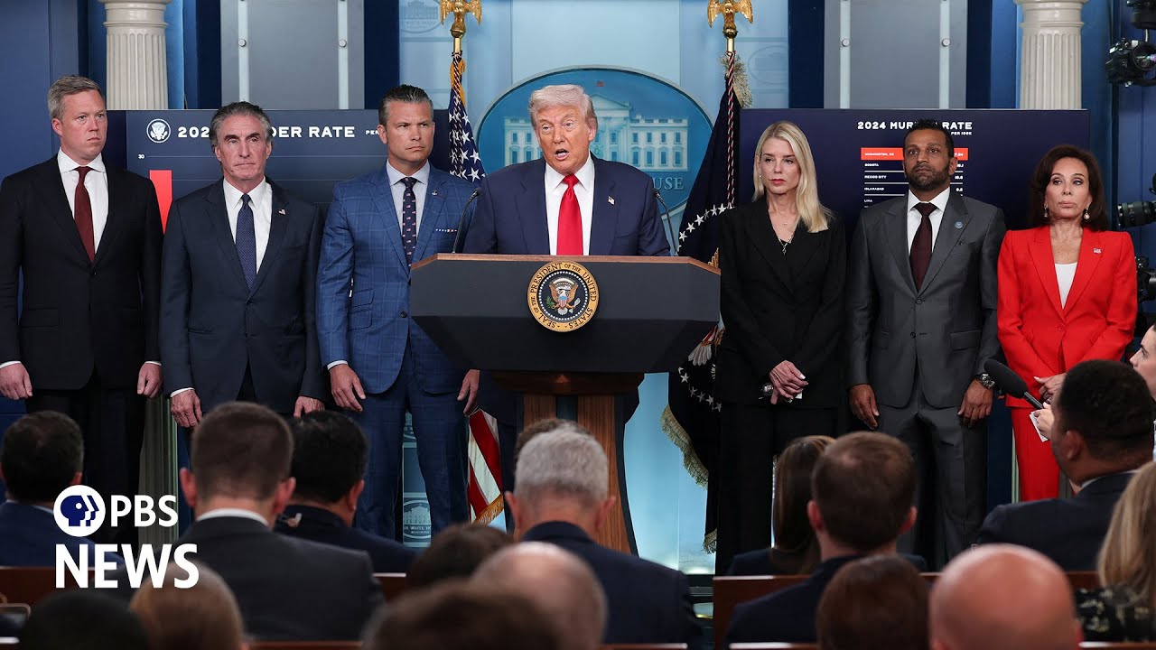 WATCH: Trump takes control of the D.C. police