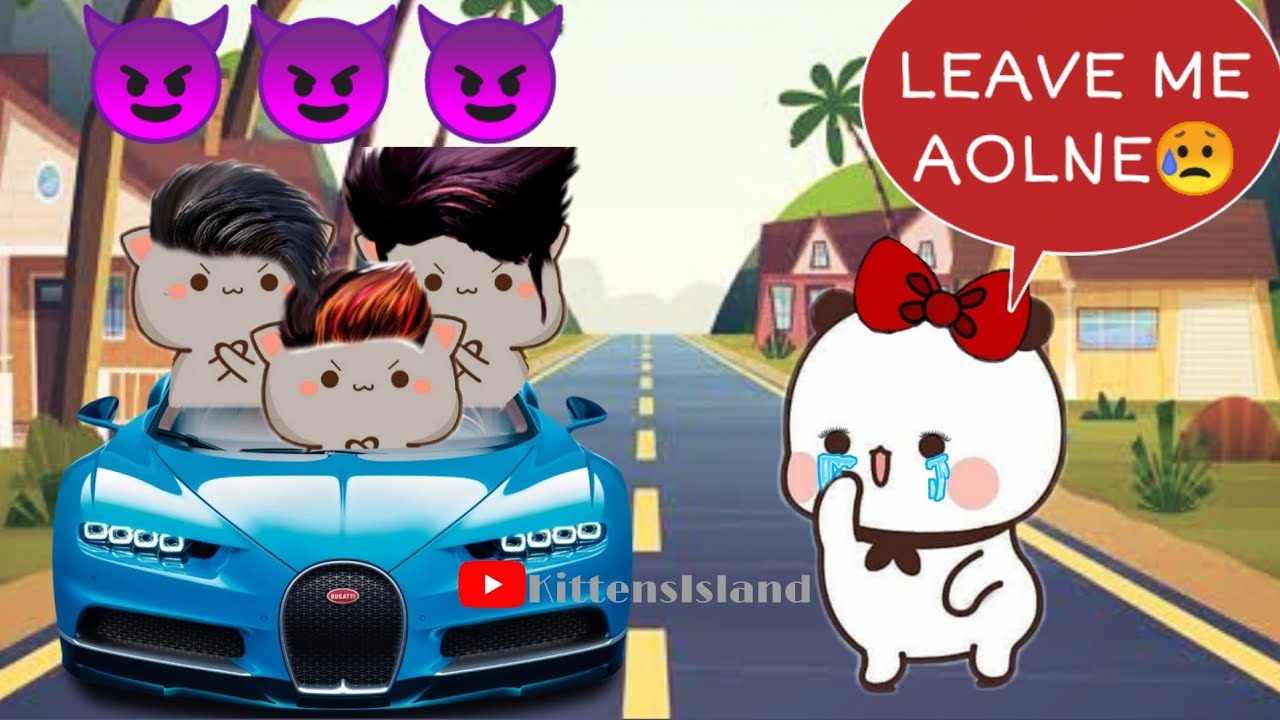 Peach in Danger😰| Eve Teasing😢| Peachu Goma | MilkMocha SugarBrownie KittensIsland