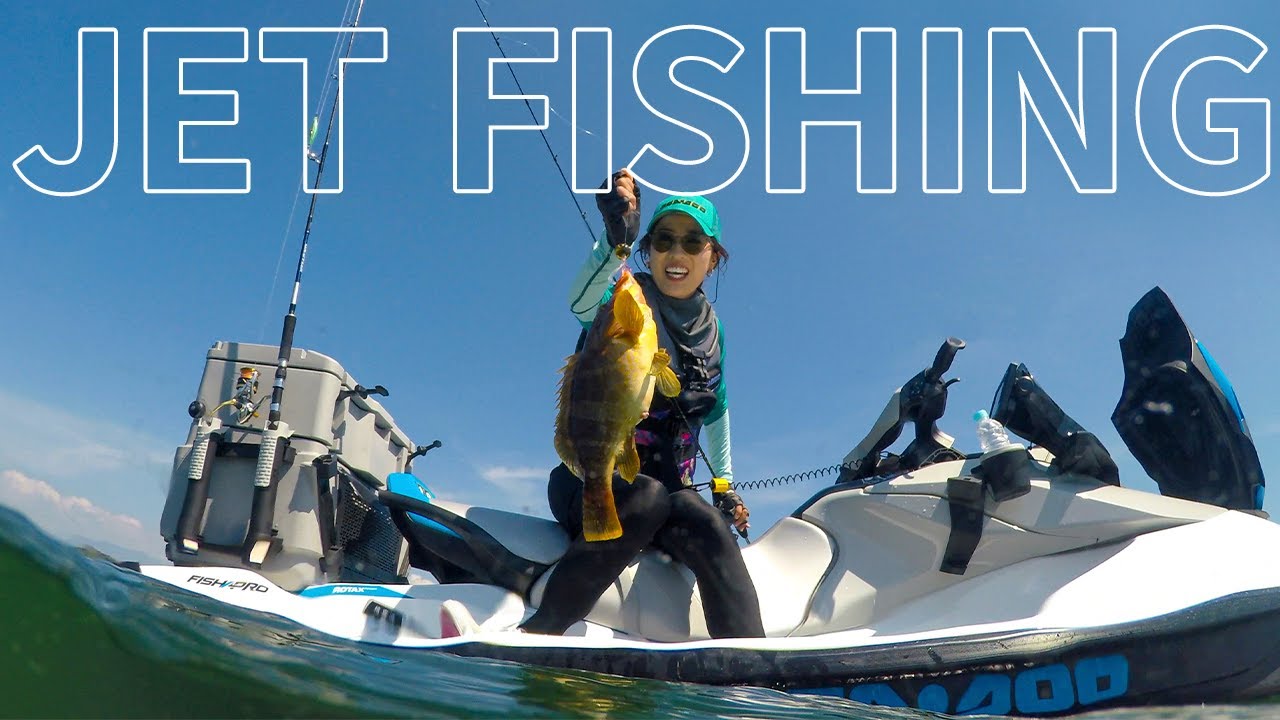【水上バイクで釣り】大海原を西へ東へ！ FISH PRO×おかまり真夏の相模湾釣行【ナブラ打ち】【タイラバ】