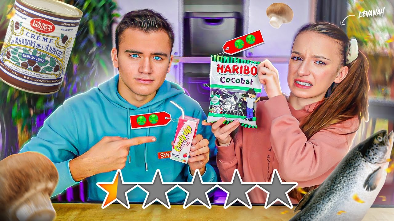 ON REGOÛTE LES ALIMENTS QU'ON AIME PAS AVEC LÉVANAH !!! (c'était horrible mdr)