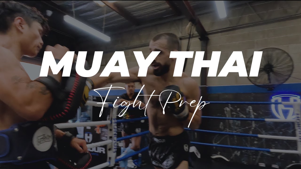 Muay Thai Pad Work at Honour Martial Arts - Kyrin Karagiannis and Coach Vinh