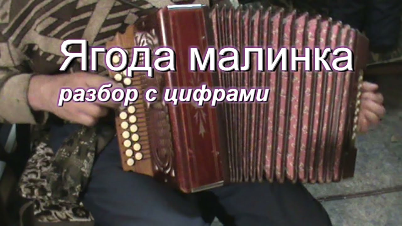 Ягода малинка разбор с цифрами