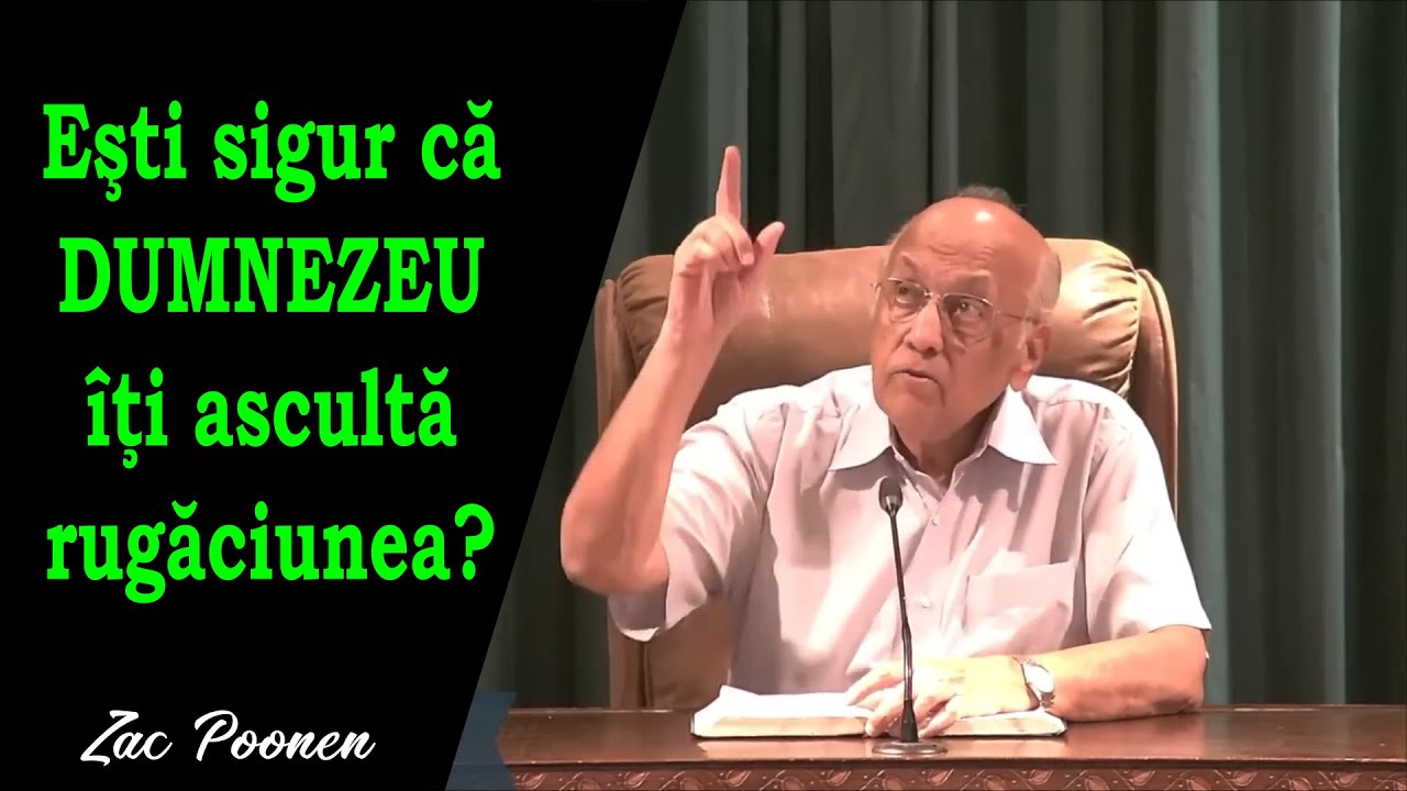 Asigură-te că Dumnezeu îţi ascultă rugăciunea!