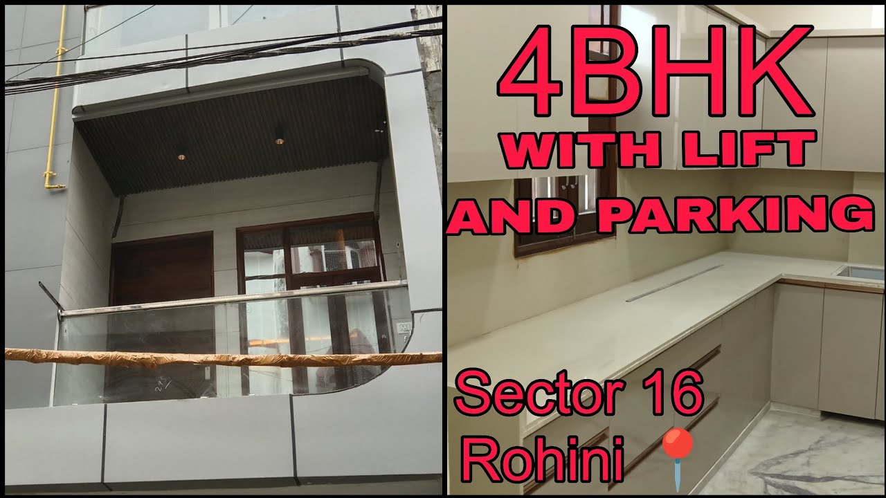 4bhk 3rd brand new in rohini sector 16 🏡