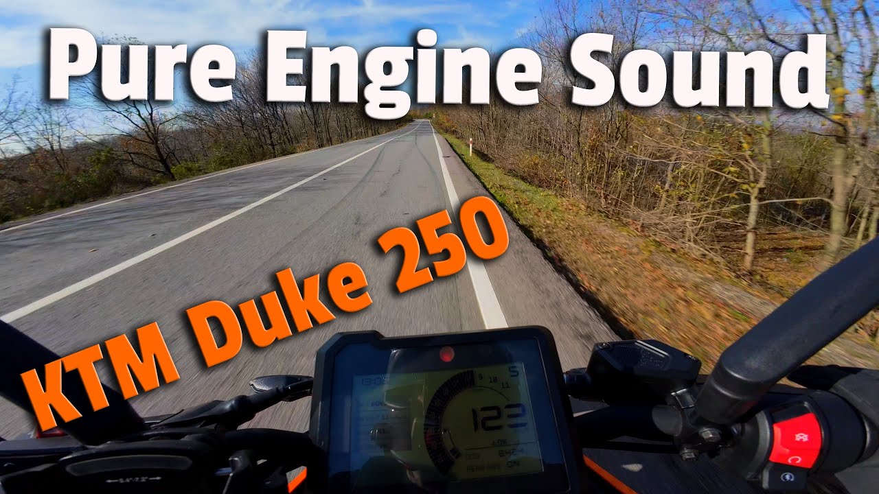 This is the Real Sound of the Duke 250!