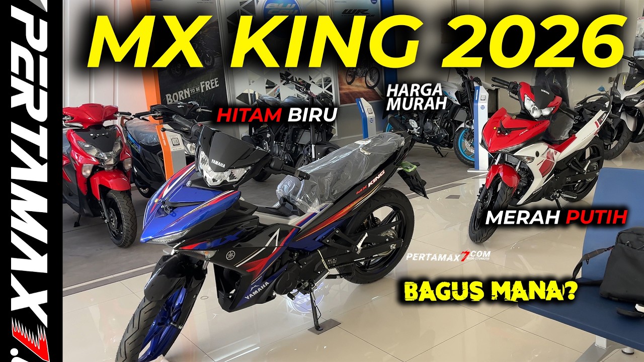 ADU Yamaha MX KING 150 Biru Hitam 2026 VS Merah Putih Livery Special 70 Anniversary Bagus Mana?
