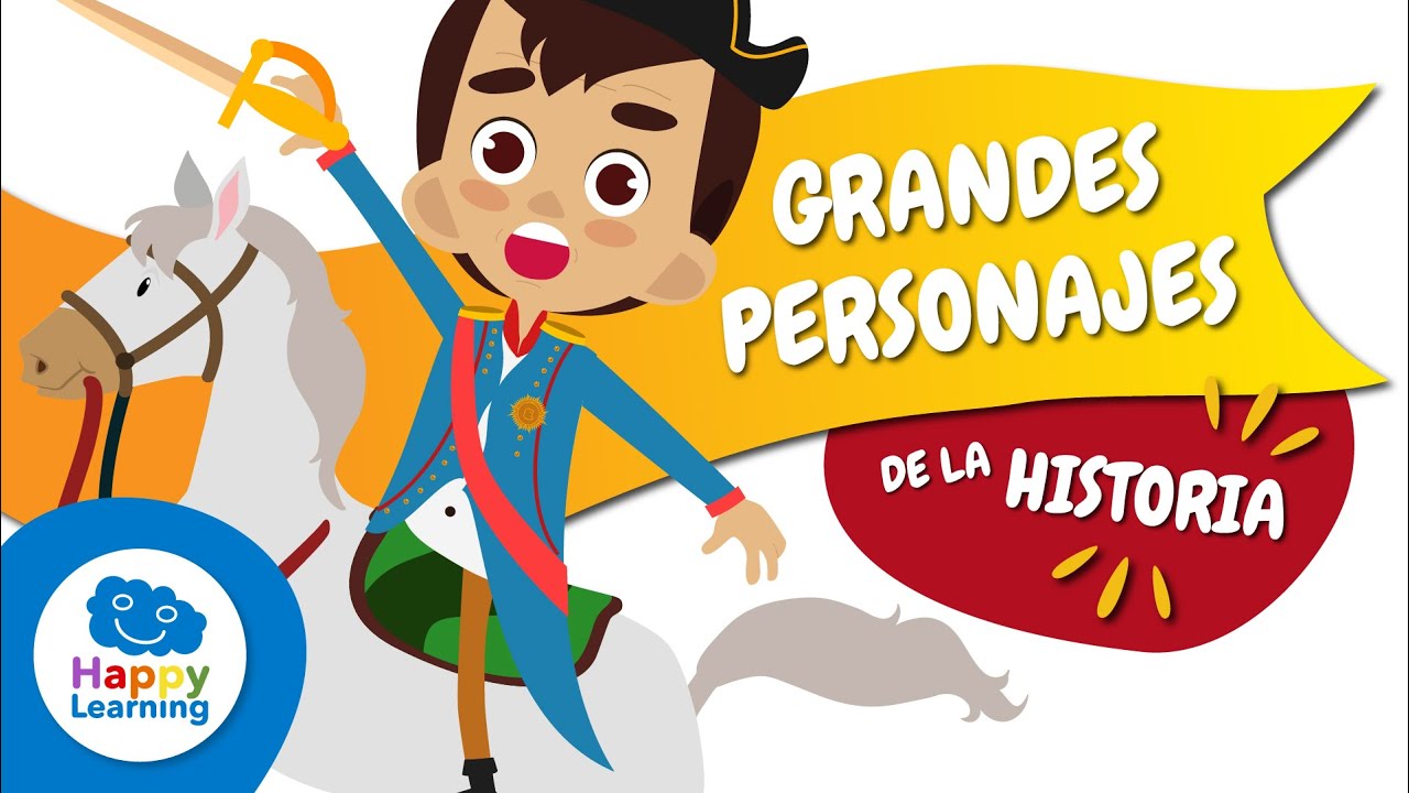 👑🎨 Conoce a Increíbles PERSONAJES de la HISTORIA | Vídeos Educativos para Niños | @Happy Learning Español