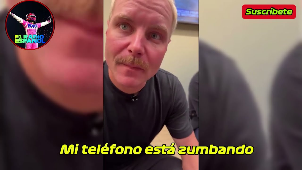Mejores Momentos de Checo Pérez y Valtteri Bottas viendo el video de su Presentación. F1 radio