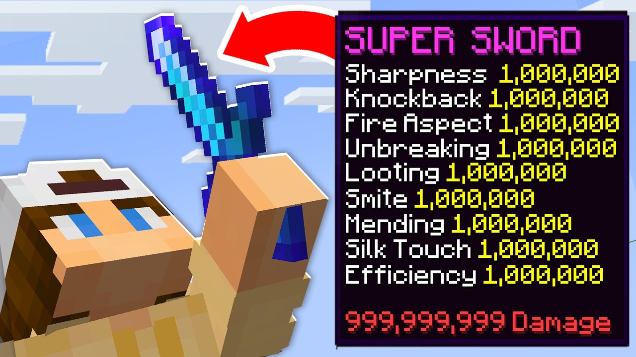 Minecraft, But Enchants Stack Infinitely...