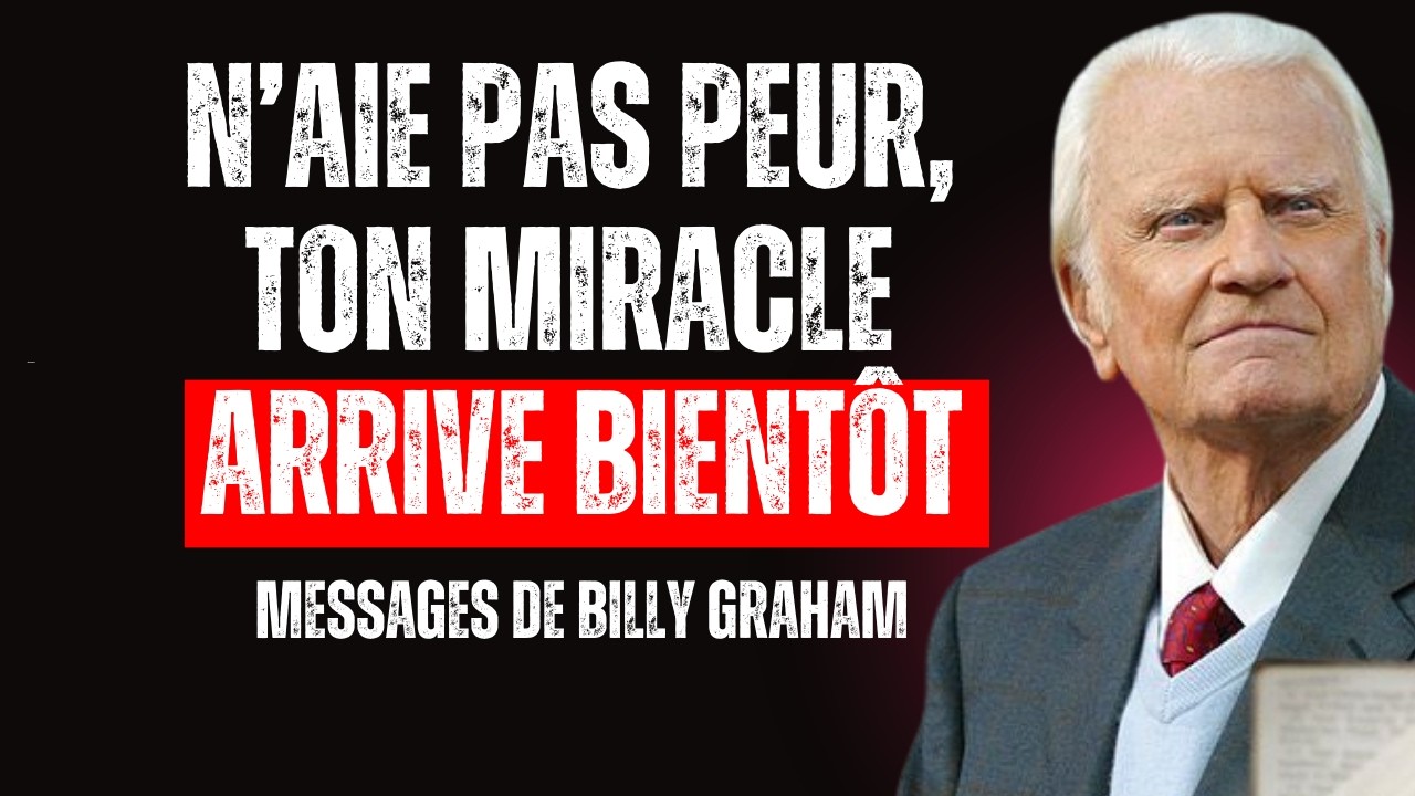DIEU DIT - ayez foi, reposez-vous et n’ayez pas peur, car votre miracle arrivera bientôt. | Billy