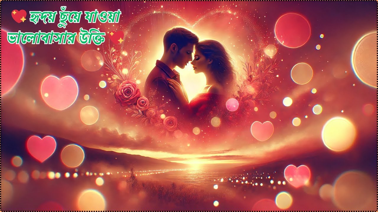 💖 হৃদয় ছুঁয়ে যাওয়া ভালোবাসার উক্তি 💖 Best Love Quotes in Bangla \ Bangla Romantic Quotes