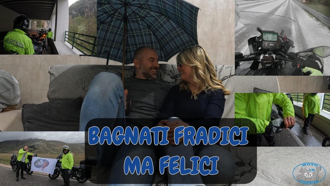 Umbria 23 con Moto in Coppia - Pioggia,  Grandine e ... GS 1250