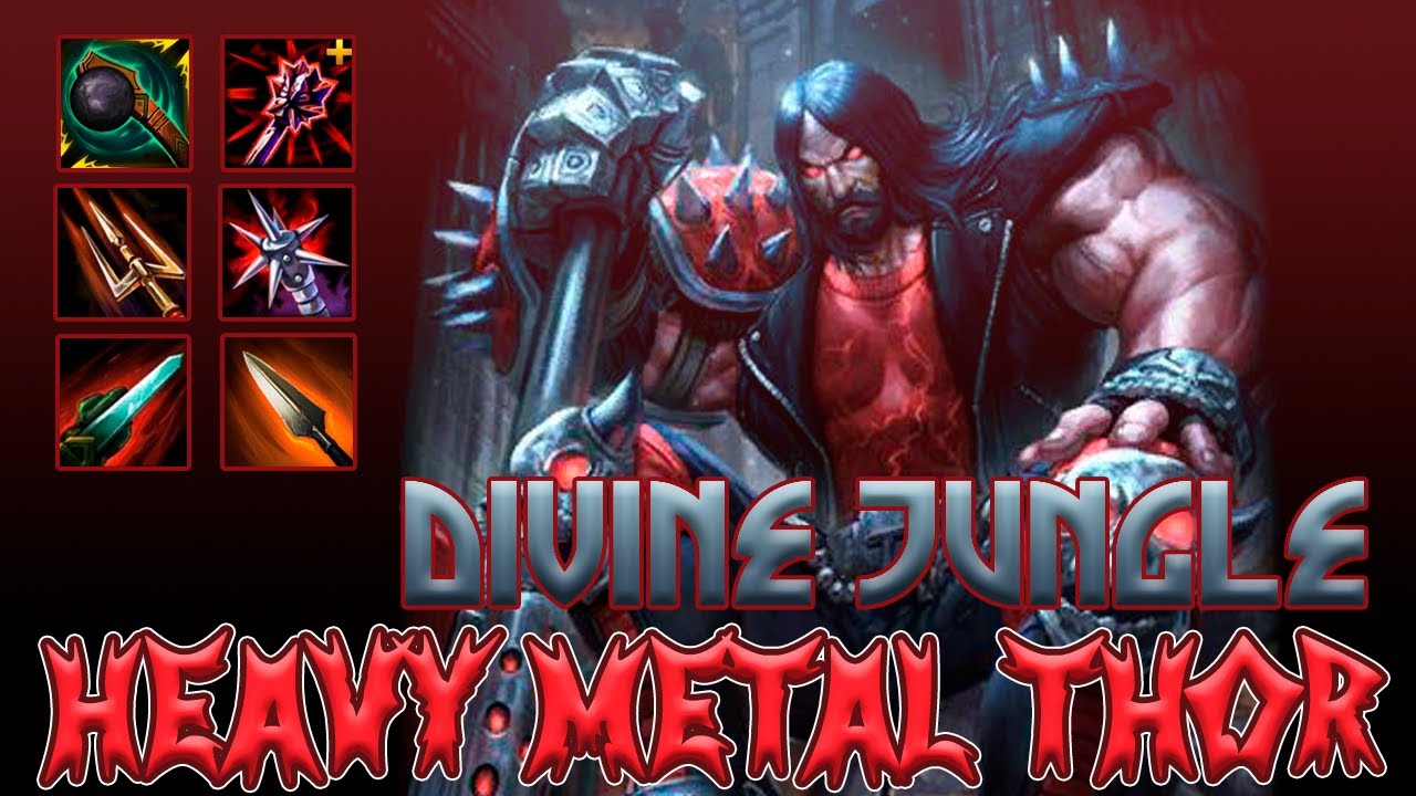 ROCK AND ROLL  RANKED - THOR JUNGLE BROKEN AF - SMITE CONQUEST - SEASON OF CELEBRATION.