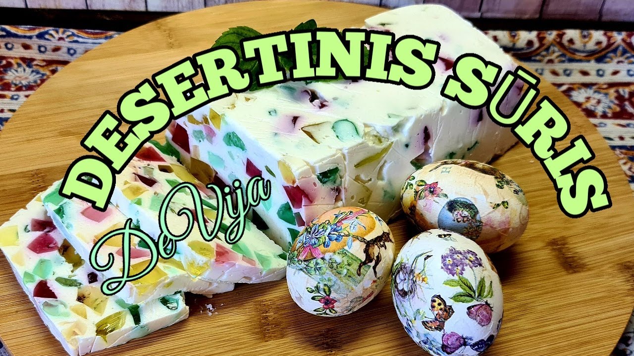 👌Desertinis varškės sūris👌* Šventiniai patiekalai* Velykos #DeVija